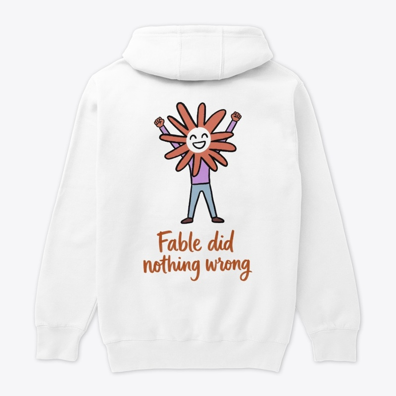 Fable did nothing wrong hoodie back